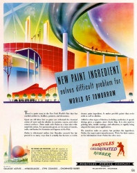 1939 Hercules Powder Company Advert - Arthur Radebaugh Illustrator