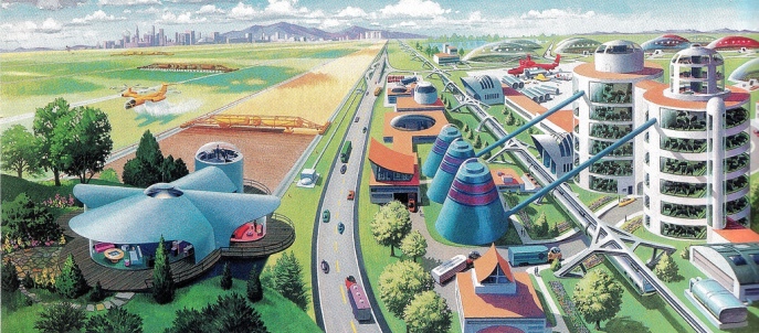 A 21st Century Farm as imagined by Davis Meltzer.