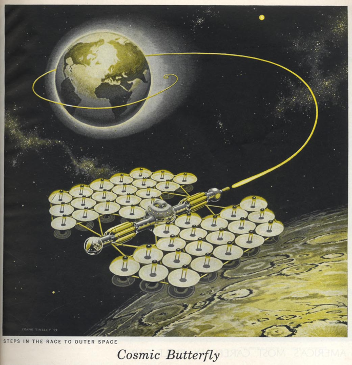 Cosmic Butterfly - Frank Tinsley, March 1959