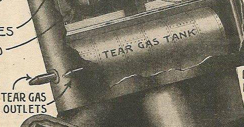Tear Gas Tank and Oulets