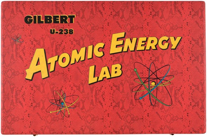 The Gilbert U-238 Atomic Energy Lab cover Graphics