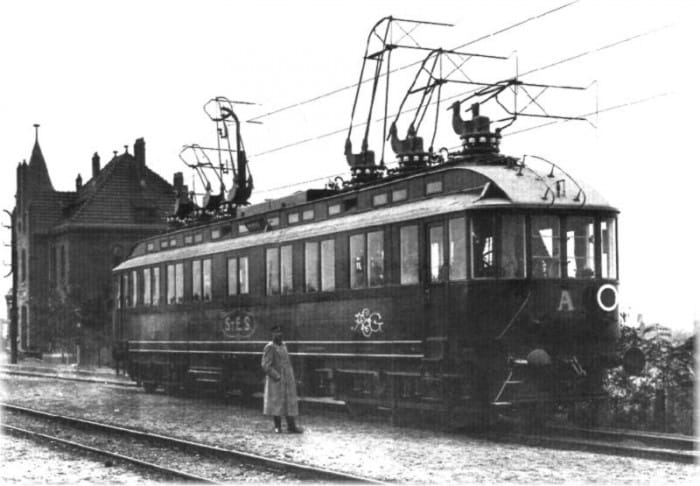 1903 AEG electric locomotive record breaker